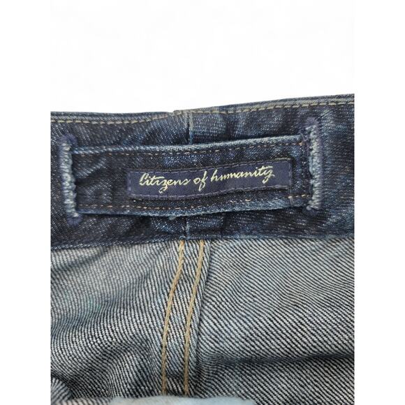 Citizens of Humanity Women’s Cropped Wide Leg Jeans Size 29 Y2K Utility Style - Picture 4 of 4